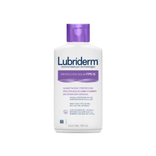 Lubriderm Crema corporal Protección solar FPS 15 Frasco X 120 Ml Lubriderm Crema corporal Protección solar FPS 15 Frasco X 120 Ml