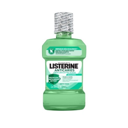 Listerine Anti Caries Zero alcohol Menta Frasco X 180 Ml Listerine Anti Caries Zero alcohol Menta Frasco X 180 Ml
