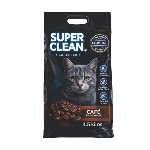 Super Clean Arena Para Gatos Café X4.5K