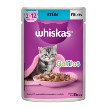 Whiskas Comida Humeda Gatitos Sabor Atún X 85g