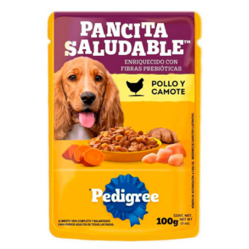 Pedigree Adulto Pancita Saludable Pollo y Camote X 100g