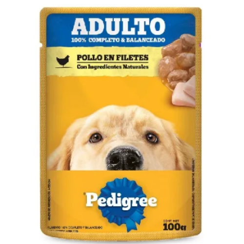 Pedigree Adulto Pollo en Filete X 100g