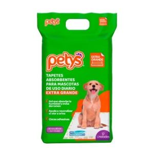 Petys  Tapetes Para Perro Extra Grande X 12 Unidades