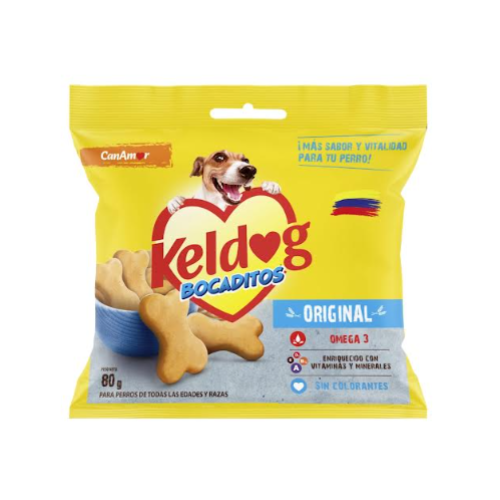 Keldogs Canamor Bocaditos Original X 80g