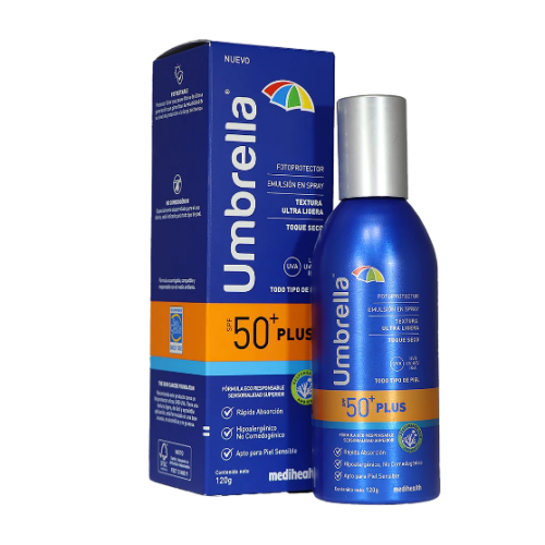 Umbrella Plus SPF 50 Emulsión en Spray Frasco X 120 Gramos 