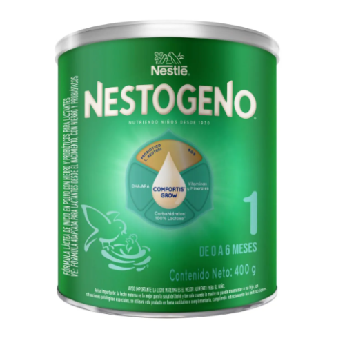 Formula Láctea En Polvo Nestogeno 0 - 6 Meses Lata X 400 Gramos 