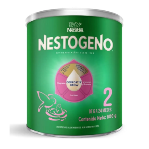 Formula Láctea En Polvo Nestogeno De 6 A 24 Meses Lata X 800 Gramos