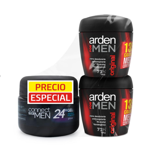 Desodorante AFM Original Crema X 2 135g + Gel X 275mL