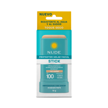 Nude Protector facial Con Color 100 SPF en Barra X 18g