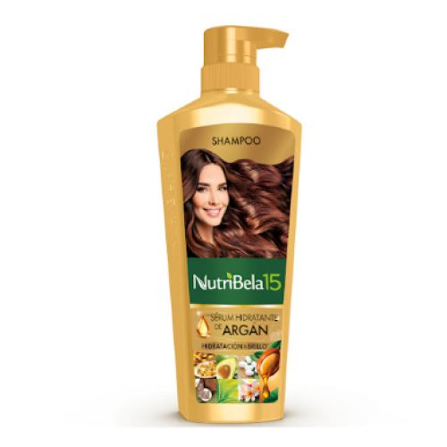Shampoo Nutribela 15 Argán Frasco X 400 Ml Shampoo Nutribela 15 Argán Frasco X 400 Ml