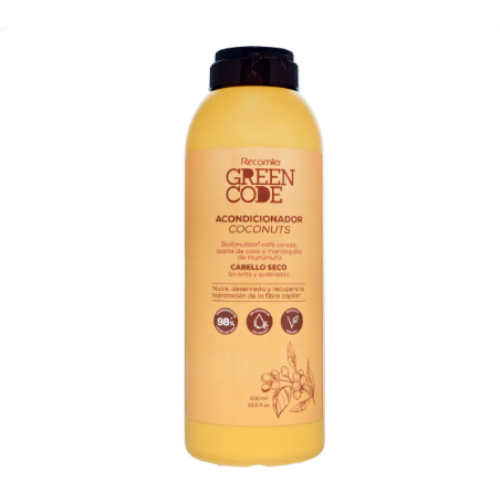 Green Code Acondicionador Coconut Cabello Seco X 400 Ml Green Code Acondicionador Coconut Cabello Seco X 400 Ml