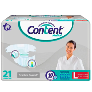 Content Medical Talla L Paquete X 21 Unidades 