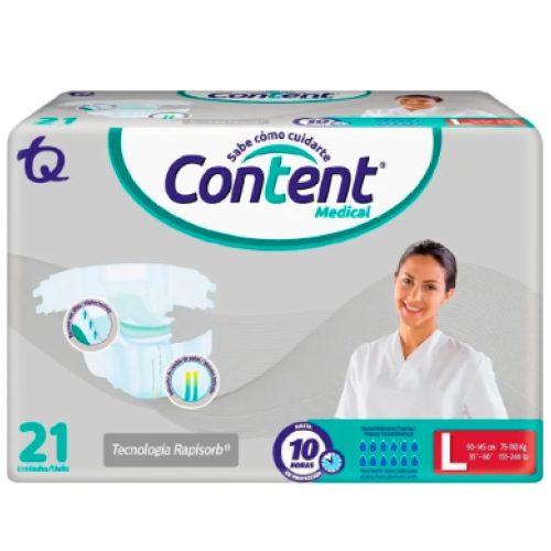 Content Medical Talla L Paquete X 21 Unidades 