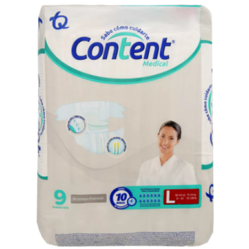 Content Medical Talla L Paquete X 9 Unidades