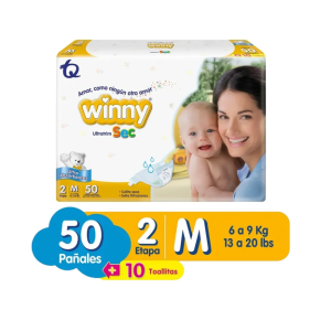 Winny Ultratrim Sec etapa 2 Paquete X 50 Unidades  (MAXIMO 3 X CLIENTE)
