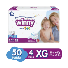 Winny Ultratrim Sec Pañales Etapa 4 Paquete X 50 Unidades  (MAXIMO 3 X CLIENTE)
