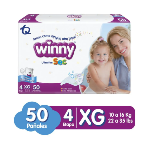 Winny Ultratrim Sec Pañales Etapa 4 Paquete X 50 Unidades  (MAXIMO 3 X CLIENTE)