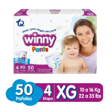 Pañales Winny Pants Etapa 4 X 50 Unidades  (MAXIMO 3 X CLIENTE)