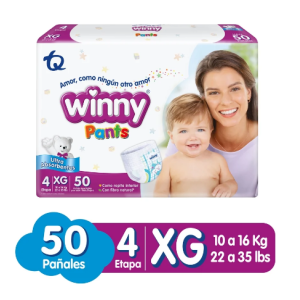 Pañales Winny Pants Etapa 4 X 50 Unidades  (MAXIMO 3 X CLIENTE)