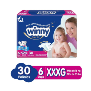 Winny Gold Etapa 6 Paquete X 30 Unidades (MAXIMO 3 X CLIENTE)