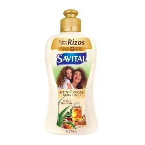 Savital Crema Para Peinar Nutrición Y Brillo Con Aceite De Jojoba X 275ml