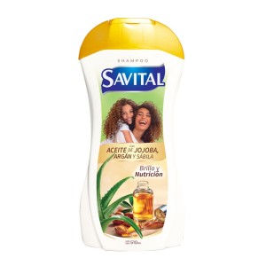 Savital Shampoo Nutrición Y Brillo Con Aceite De Jojoba X 510ml