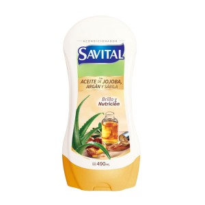Savital Acondicionador Nutrición Y Brillo Con Aceite De Jojoba X 490ml