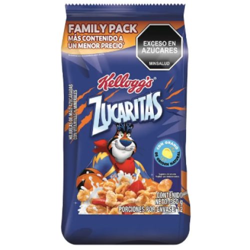 Kellogg's Zucaritas Bolsa X 360 Gramos