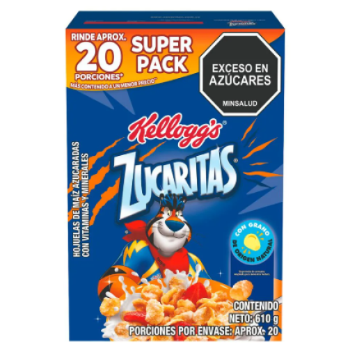 Kellogg`s Cereal Zucaritas X 610 Gramos
