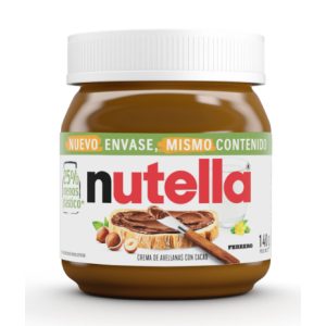 Nutella crema de avellanas Frasco X 140 Gramos 