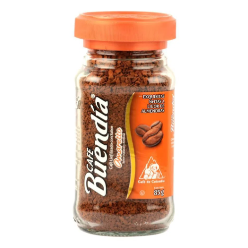 Café Buendía sabor Amaretto Frasco X 85 Gramos 