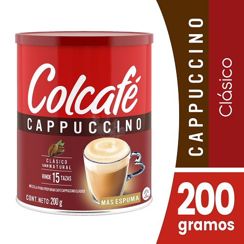 Colcafé Capuccino Clásico Lata X 200 Gramos