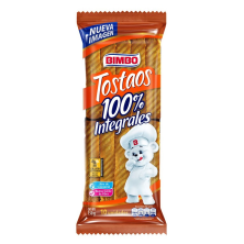 Tostaos Bimbo Integrales Paquete X 10 Unidades 