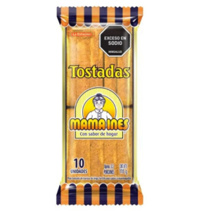 mama ines tostada mantequilla x 10 unidades
