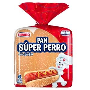 Pan Super Perro Bimbo Paquete X 405 Gramos 