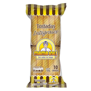 mama ines tostada integral x 10 unidades