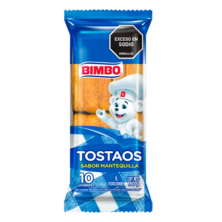 bimbo tostadas calados mantequilla x 10 Unidades (150 gr)