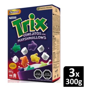 Cereal Trix  Conejitos con marshmallows Caja X 300 Gramos 