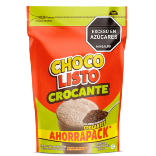 Chocolisto Crocante Bolsa X 500 Gramos