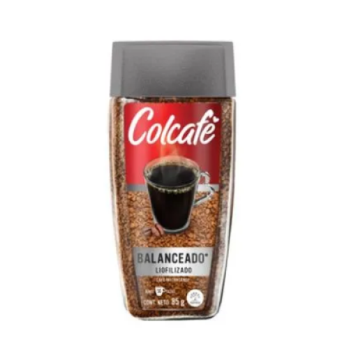 colcafé café balanceado liofilizado frasco x 85 gr