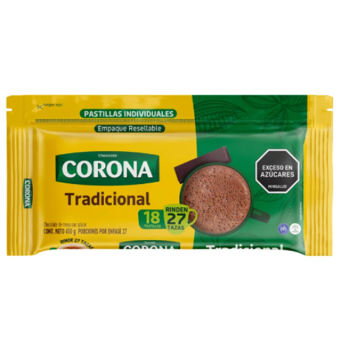 corona chocolate tradicional x 450 gr