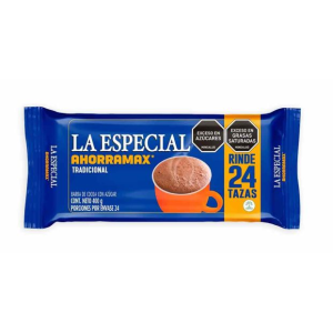 La especial Ahorramax tradicional barra de cocoa con azúcar Paquete X 400 Gramos 