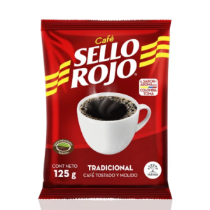 sello rojo café tradicional Paquete x 125 gr