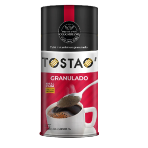 Tostao Café instantáneo granulado Frasco X 85 gr 
