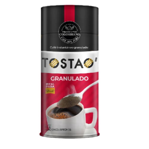 Tostao Café instantáneo granulado Frasco X 85 gr 