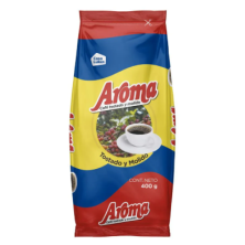 Aroma Café Tostado Y Molido Bolsa X 400 Gramos