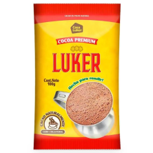 Cocoa premium Luker cacao en polvo natural Bolsa X 100 Gramos