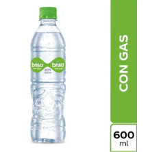 Agua Brisa  con Gas Botella X 600 Ml