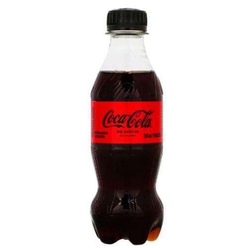 coca cola sin azucar botella x 250 ml