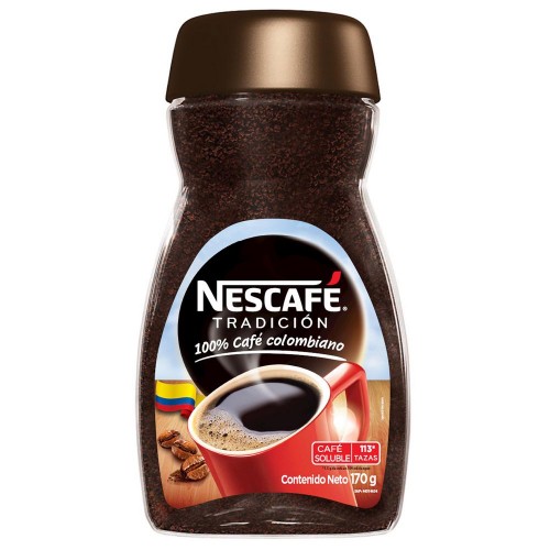 Nescafé Tradición Frasco X 170 Gramos 